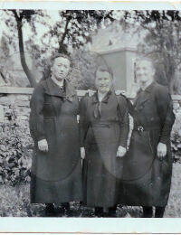 Schwestern Wiegand: Theresia, Maria und Johanna
